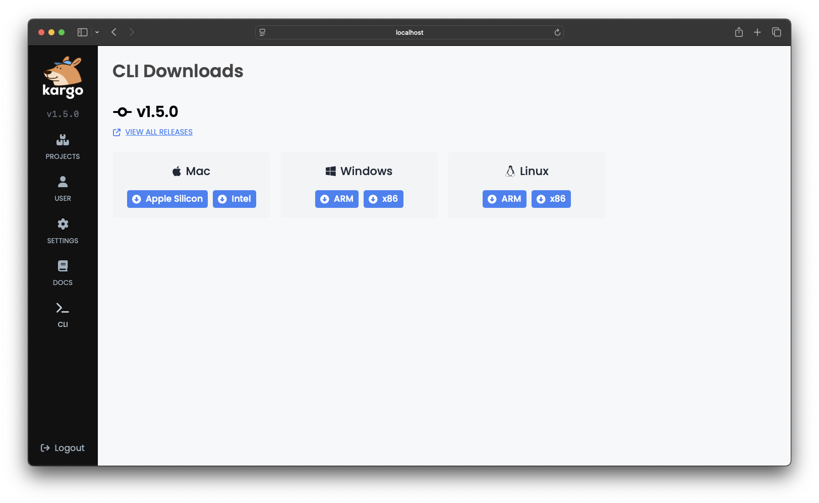 CLI Tab in Kargo UI